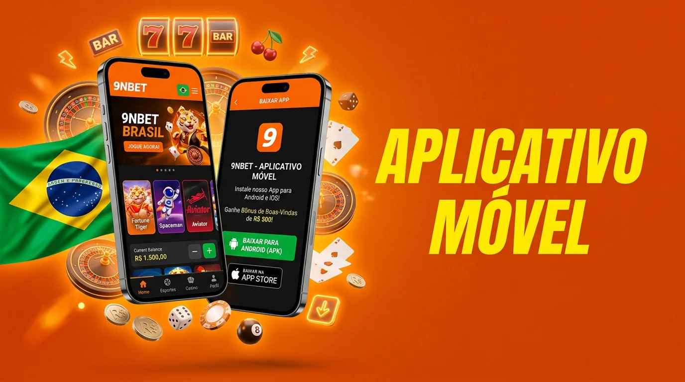 Aplicativo 9nbet Brasil oferecendo cassino online, apostas esportivas, bônus e experiência otimizada para dispositivos móveis